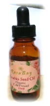 Organic cold pressed rosehip oil natural skin care